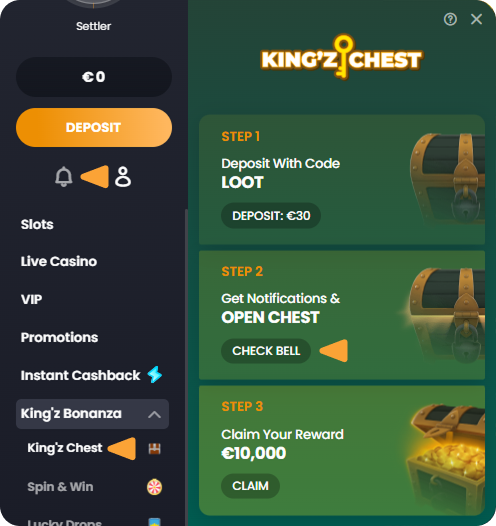 What is King’z Chest Bonus on Bitkingz? kingz chest